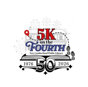 New Cumberland Public Library 5K on the 4th logo