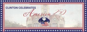 Clinton Celebrates America's 250th 5k logo