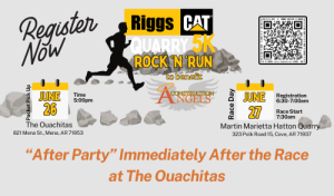 Riggs CAT Rock N Run 5K logo