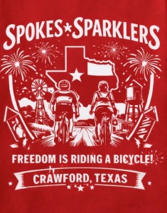 Spokes and Sparklers July 4th Ride logo