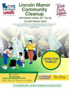 Love The Boot Clean-up Day logo