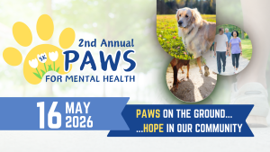 Paws For Mental Health 5k logo