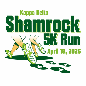 Kappa Delta Shamrock 5k logo