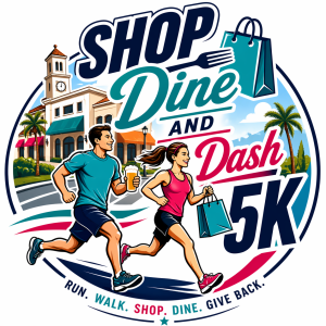 Shop Dine & Dash 5k logo