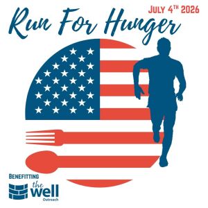 Annual July 4th Run For Hunger Benefitting The Well Outreach logo