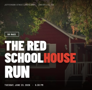The Red Schoolhouse Run logo