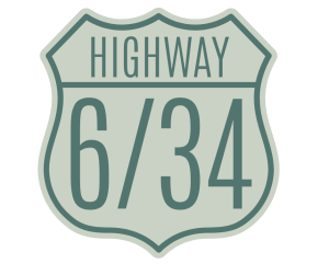 First Street Brewing Company - hwy 6/34 series logo