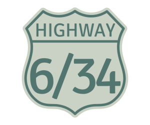 Lost Way Brewery - hwy 6/34 series logo
