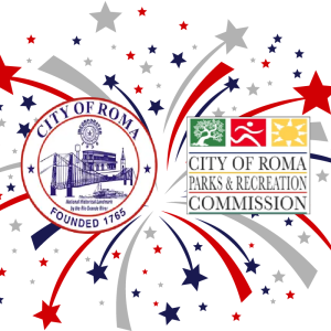 City of Roma Parks and Recreation Firecracker Dash 5K logo