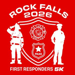 Rock Falls First Responder 5k logo