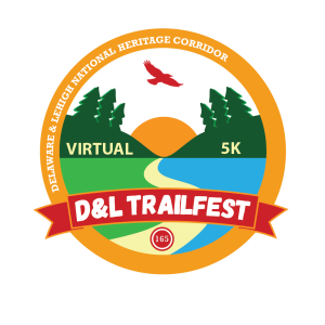 D&L TrailFest Virtual 5k logo