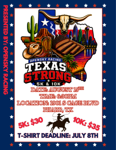 Texas Strong 5k/10k logo