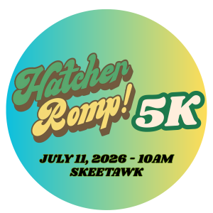 Hatcher Romp Run 5K logo