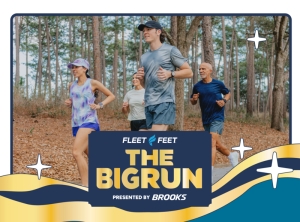 Global Run Day X Fleet Feet Pensacola logo