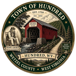 TOWN OF HUNDRED JULY 4TH 5K RUN & WALK logo