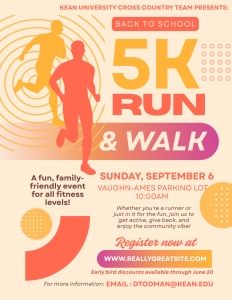Kean University: Back To School 5K