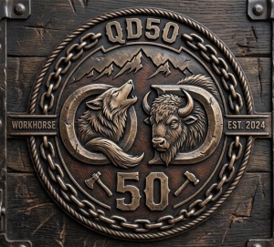 QD50: Duel at the creek logo