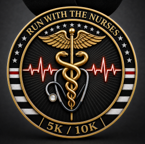 Run With The Nurses "Live Virtual" 5k/10k home