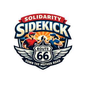 Solidarity Sidekick Down Route 66- Stop 1: Chicago 6.6K logo