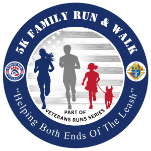 2026 Paws of War Family 5k Run/Walk logo