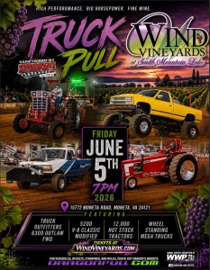 Truck Pull at Wind Vineyards SMITH MOUNTAIN LAKE! homepage