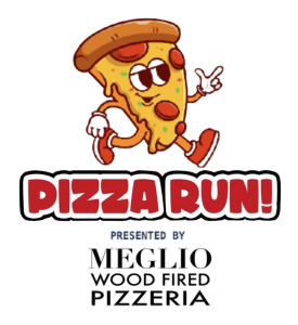 Meglio's Run for the Pizza 5K logo