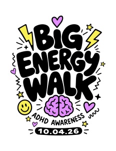 The Big Energy Walk ⚡️ Long Island's 1st ADHD Awareness 5K Walk/Run logo