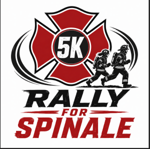 Rally for Spinale 5k logo