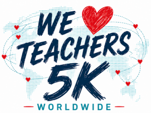 We ❤️ Teachers 5K - Virtual Race logo