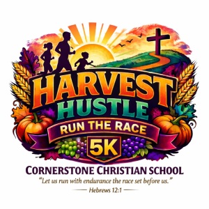 Harvest Hustle : Run the Race logo