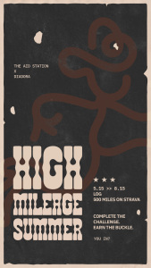 Diadora x The Aid Station High Mileage Challenge homepage
