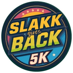 SLAKK GIVES BACK 5K logo
