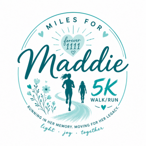 MILES FOR MADDIE 5k Walk/Race logo