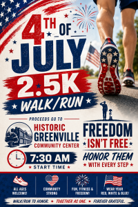4th of July 2.5K Fun Walk/Run logo