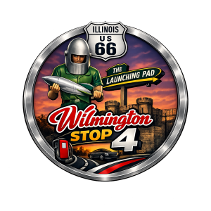 Solidarity Sidekick down Route 66 - Stop 4- Wilmington 6.6K logo