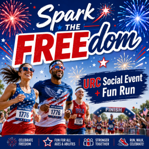 Spark the FREEdom URC Member Social Event (+ optional fun run) logo