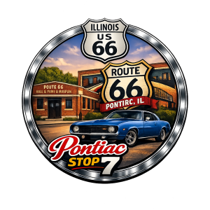 Solidarity Sidekick down Route 66 - Stop 7- Pontiac 6.6K logo