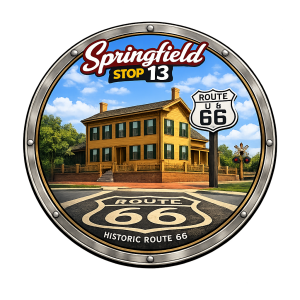 Solidarity Sidekick Down Route 66 – Stop 13 – Springfield 6.6K logo