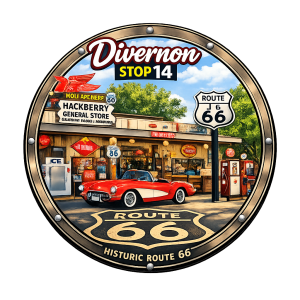 Solidarity Sidekick Down Route 66 – Stop 14 – Divernon 6.6K logo