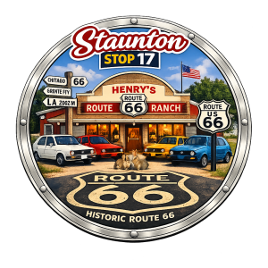 Solidarity Sidekick Down Route 66 – Stop 17 – Staunton 6.6K logo