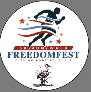 Freedomfest 5K presented by the City of Port St Lucie logo