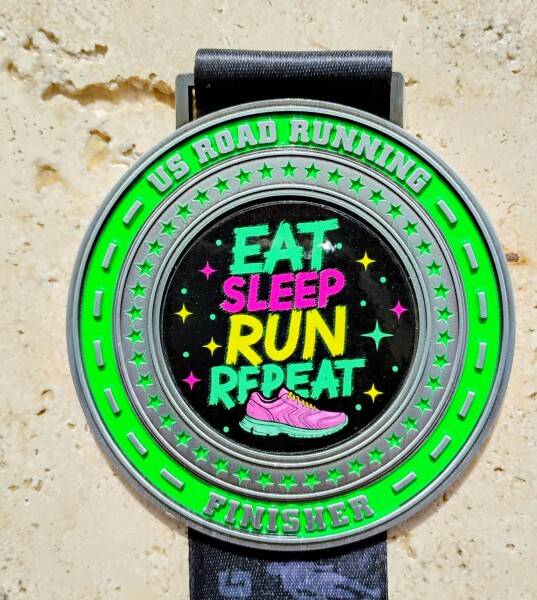Eat Sleep Run Repeat Virtual 5K, 10K, 13.1M, & 26.2M (June 2026)
