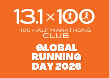 100 Half Marathons Club - 2026 Global Running Day Club Mileage Challenge