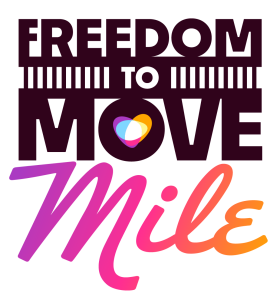 Freedom to Move Mile logo
