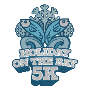 2026 Holiday on the Bay 5K and Kids Dash logo
