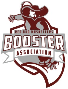 Red Bud Musketeer Boosters Stars, Stripes and Strides logo