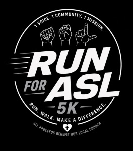 RUN FOR ASL 5K logo