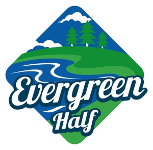 2027 Evergreen Half and 5 Mile logo