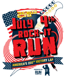 6th Annual July 4th ROCK-IT RUN logo