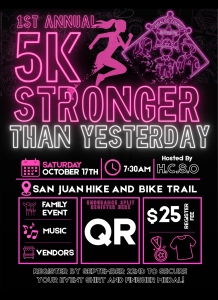 1st Annual 5K Stronger Than Yesterday logo